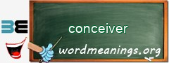 WordMeaning blackboard for conceiver